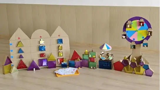 奇思妙想巧手童心济源市第一幼儿园举行自制教玩具展评活动