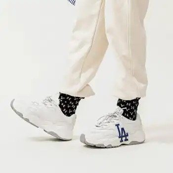 22新款男洛杉矶道奇队冬季运动鞋厚底增高小白鞋情侣鞋子la跑步鞋ins