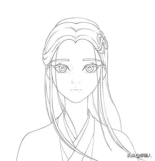 原画人插画教程白蛇缘起小白的水墨画法