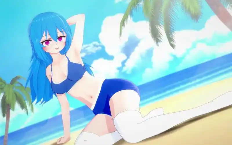 好像,应该是rule34上的是泳装sky吧?