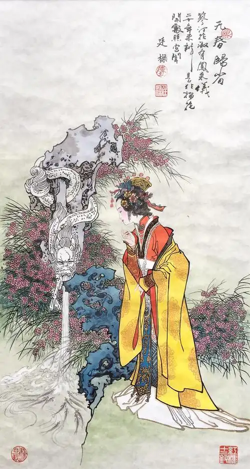 题大观园贾元春:衔山抱水建来精,多少功夫筑始成!