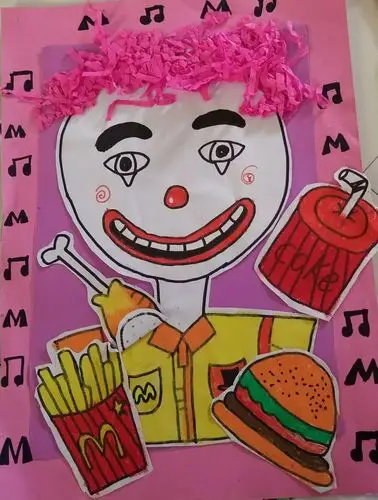 好吃的汉堡薯条