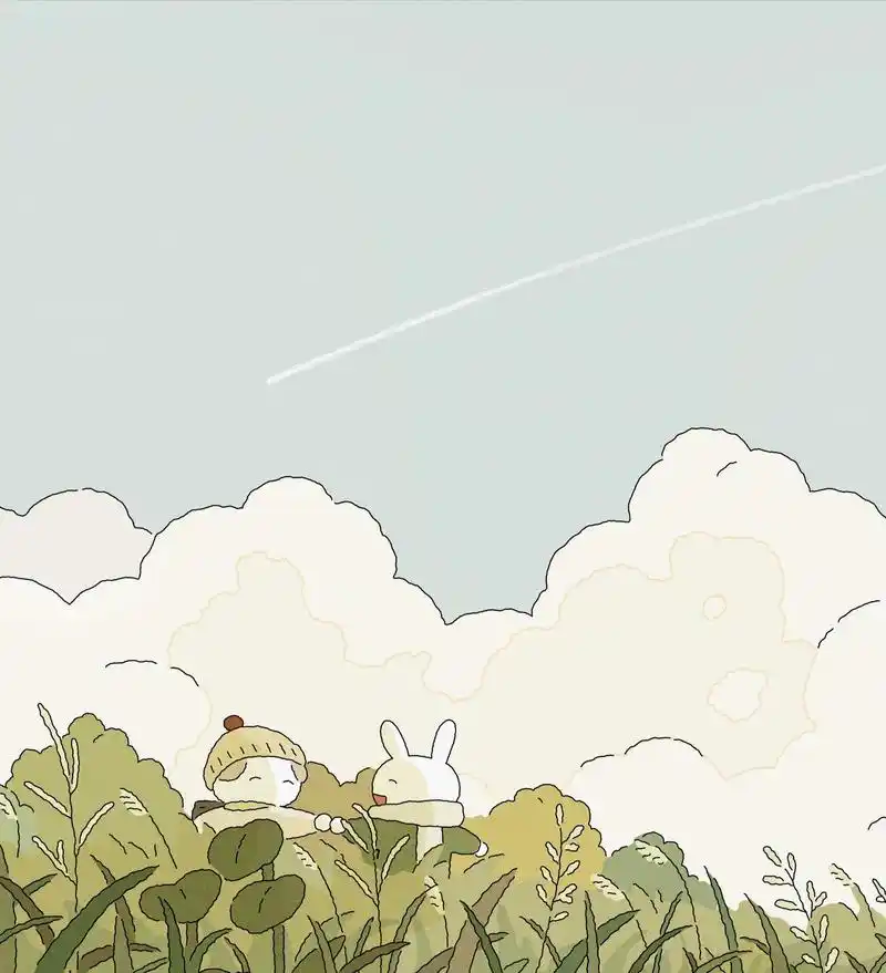 手绘小清新风格插画