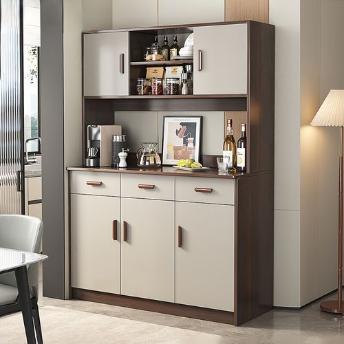 餐边柜一体靠墙餐厅柜子储物柜厨房碗柜