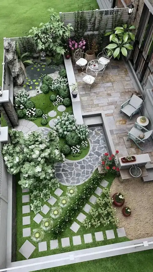 50平田园入户小院,一家人的舒适小日子!_哔哩哔哩_bilibili