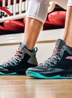 安踏男神盾1代夏季高帮后卫篮球鞋