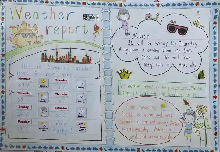 weatherreport记小学五年级英语学科活动