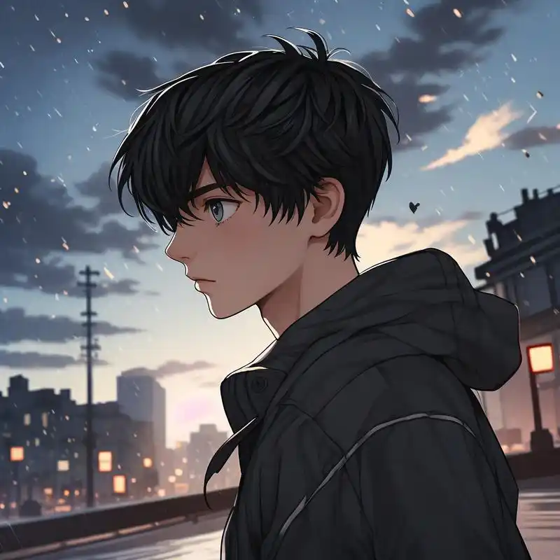 07漫画风男生头像|你抑郁吗?