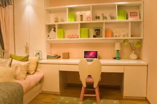 孩子书桌儿童学习桌图片儿童书桌定制装修学习桌儿童书桌图片学习桌