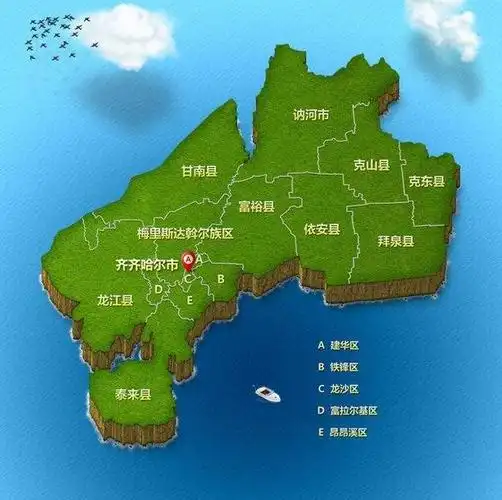 中国各地旅游资源,人口和气候简介～黑龙江齐齐哈尔