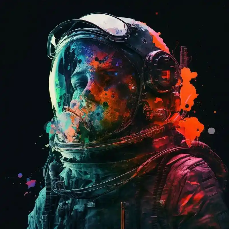 小众风格头像|神秘感宇航员     小众风格头像,神秘感宇航员