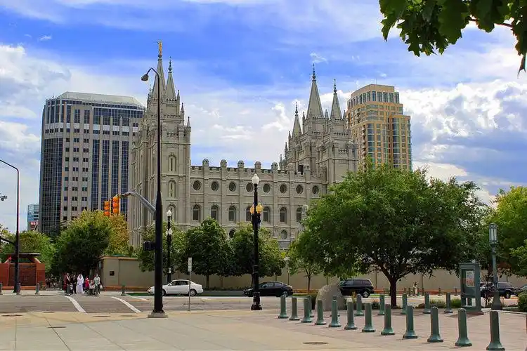 美国犹他州的首府 - 盐湖城(salt lake city)