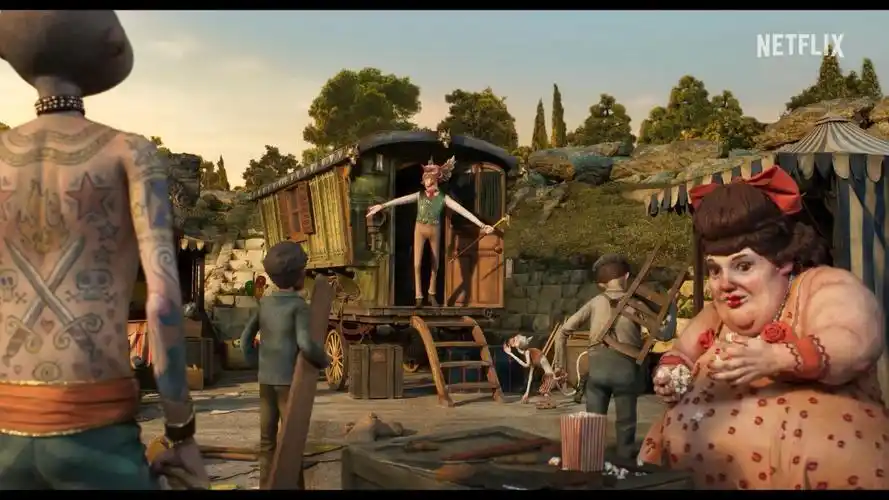 网飞定格动画电影匹诺曹首曝官方中字预告