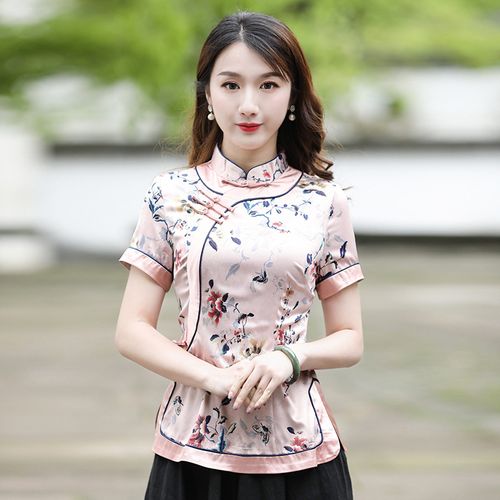 唐装改良版女时尚年轻款