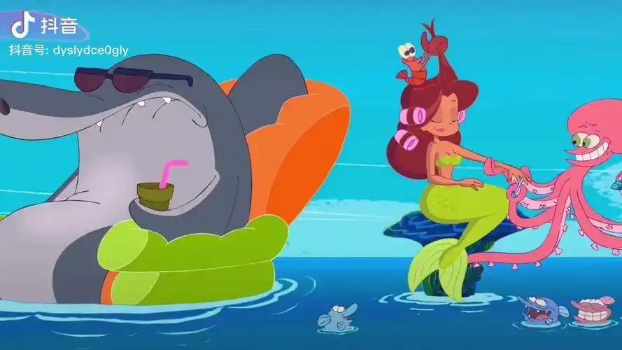 美人鱼和鲨鱼哥海岛新来一位金发美人鱼鲨鱼哥喜新厌旧