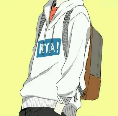 动漫男头半身星辰