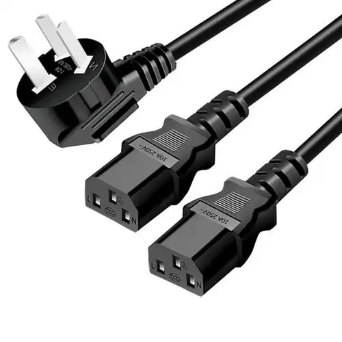 纯铜一转二三一拖二三机箱电源线一分二三多孔台式主机电脑电源线