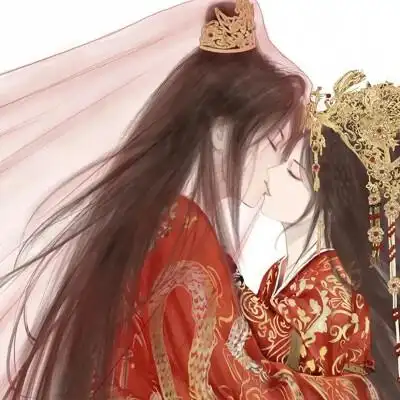 古风卡通情侣头像