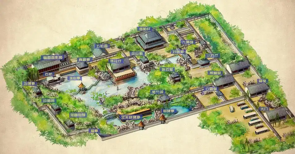 图说:苏州狮子林(苏州园林之八)