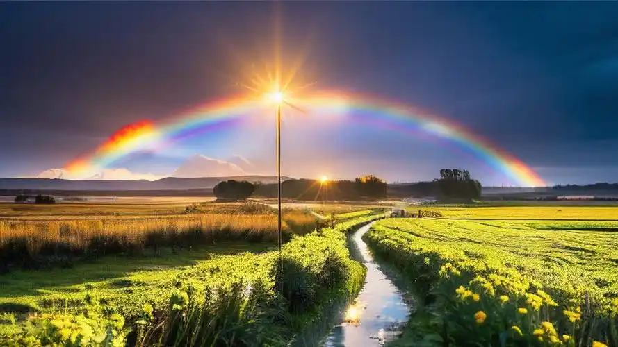 来看看这组超有寓意的壁纸吧~ 每一张都像是在说:经历了风雨,终将迎来