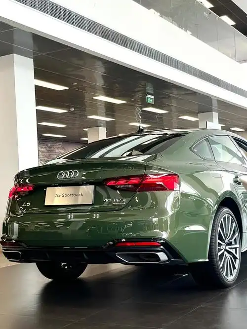 9030万的端午"粽子" 奥迪轿跑耀夜绿a5