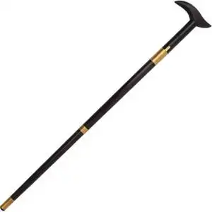 手杖剑送老人长辈防身紫檀冷兵器