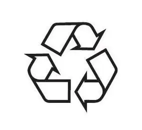 可回收简笔画垃圾分类的标志简笔画怎么画环保标志怎么画 - 简笔画