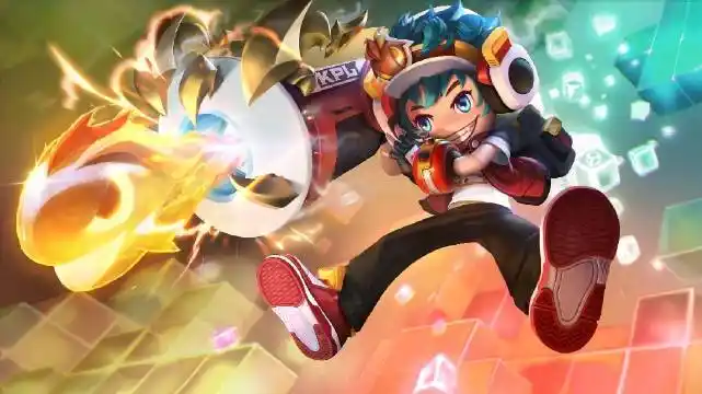 鲁班七号电玩小子春季赛事战令星元部件头号选手局内特效展示