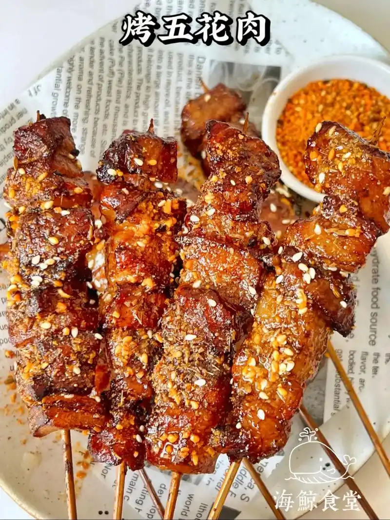 创作灵感 去不了淄博烧烤!那么就在家实现烤五花肉 - 抖音