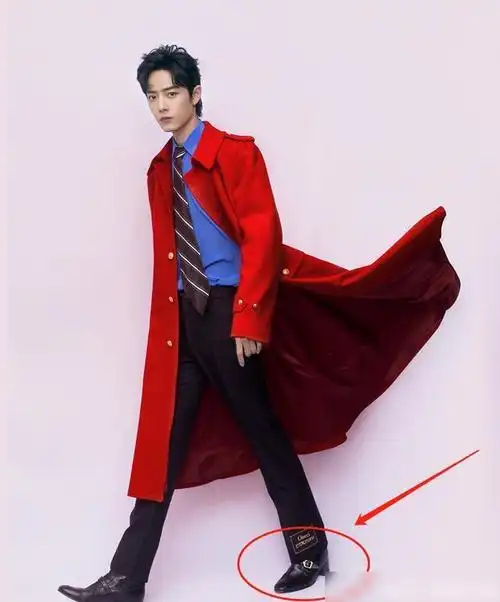 肖战终于高调了一回穿红大衣配高跟鞋瞬间路转粉了