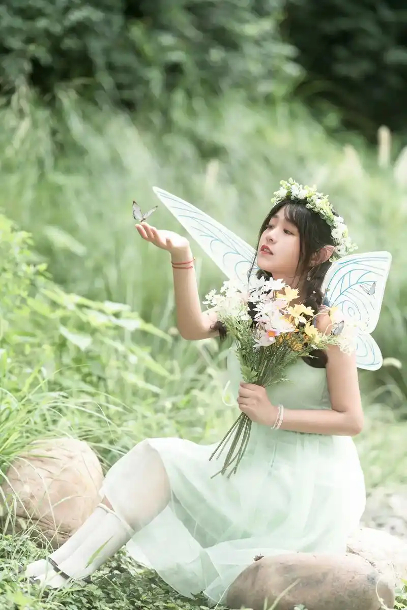 人像摄影 |童话森林 #北京约拍 #森系少女 #我的摄影日记 - 抖音