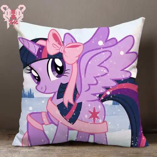 小马宝莉mylittlepony周边同款抱枕枕头定制沙发汽车靠垫动漫毛绒