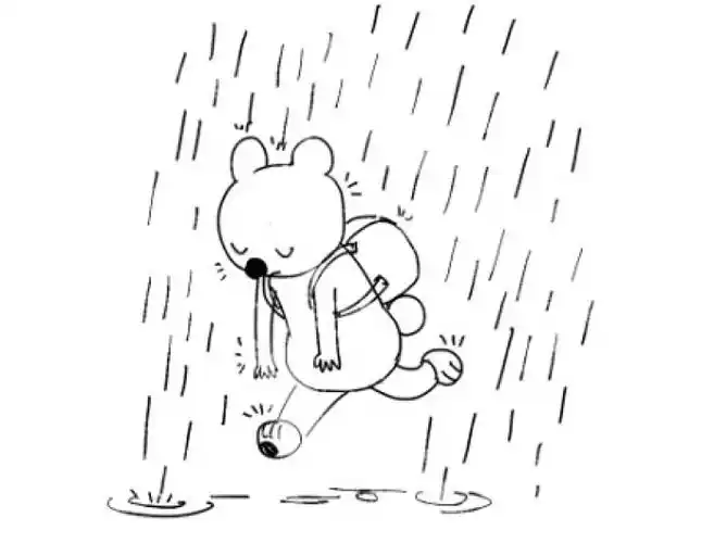 如果是夏天 淋雨回家还是不错的