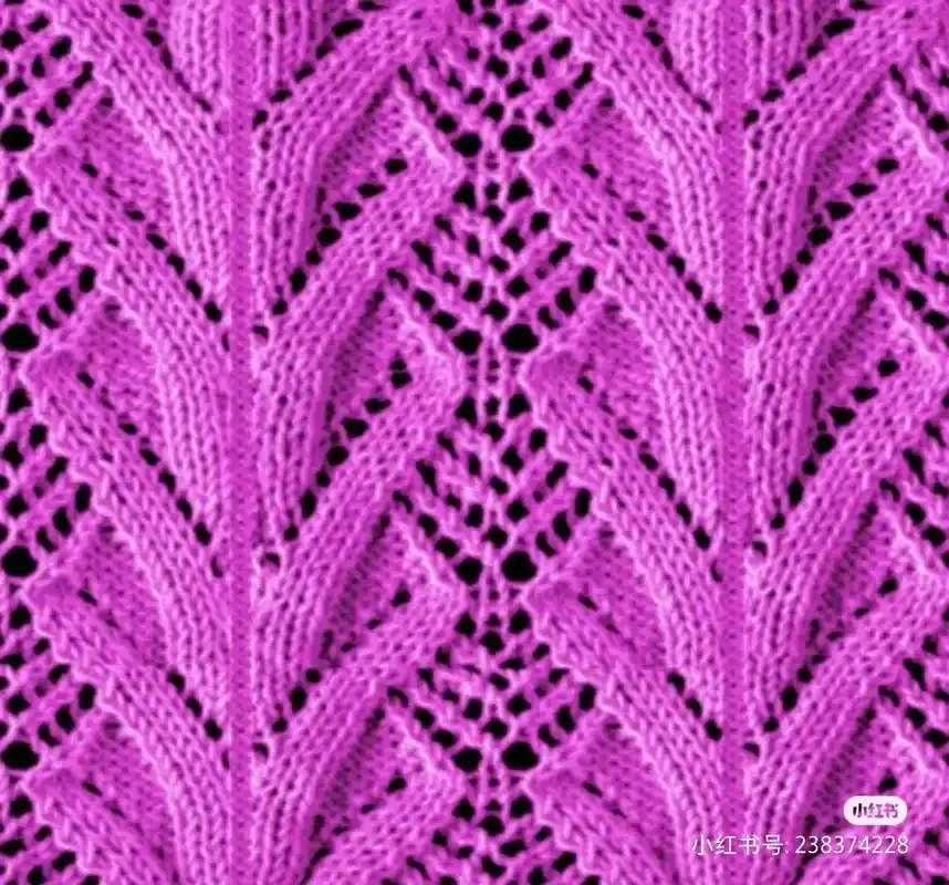 图解分享 #棒针编织花样图解  - 抖音