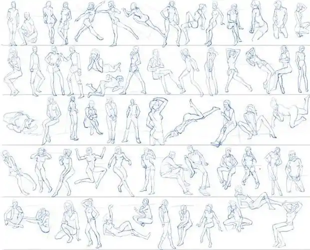 推荐人物速写练习参考教程