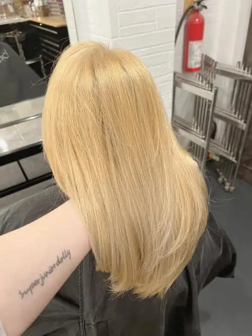 亚麻金温哥华染发斗笠