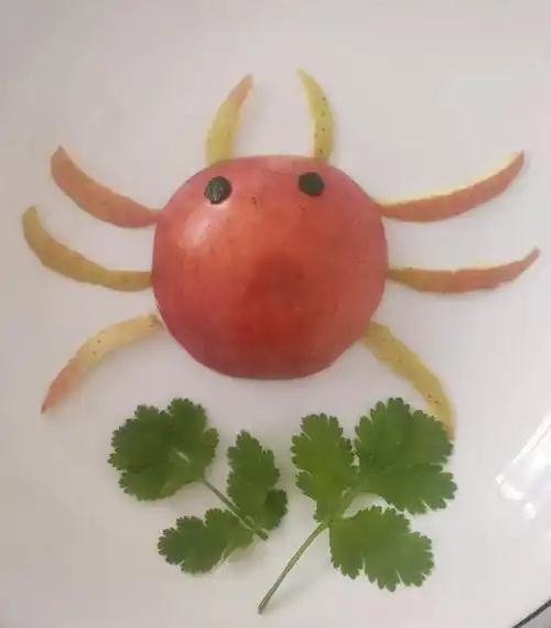 奈曼旗蒙古族实验小学1年2班手工制作【蔬菜水果拼图】