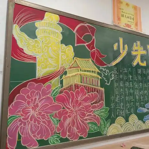 爱国黑板报