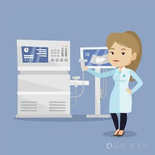 男性的超声医生矢量图