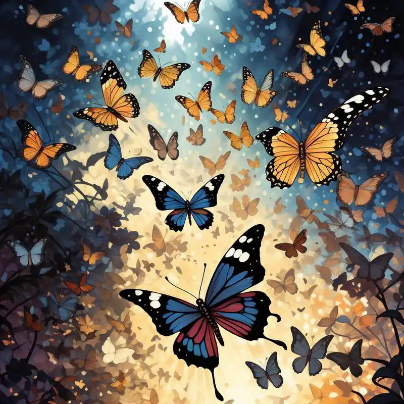 03蝴蝶翩翩,微信头像新选择95