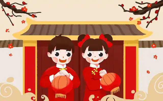 拜年卡通人物素材