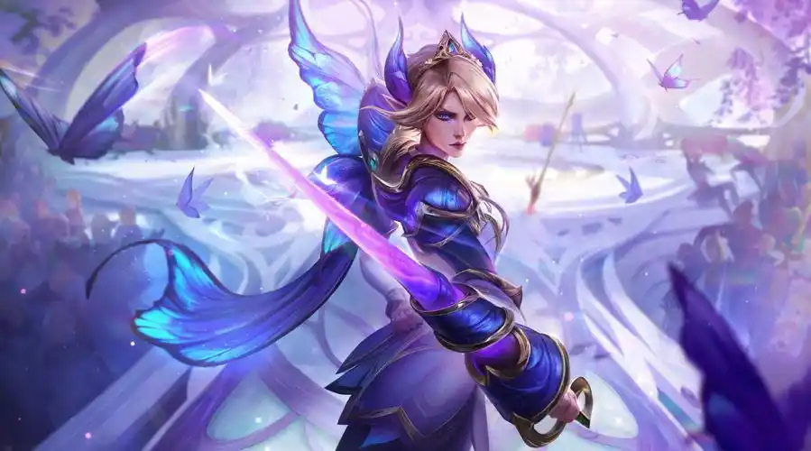 新皮肤预览:仙子之庭 剑姬