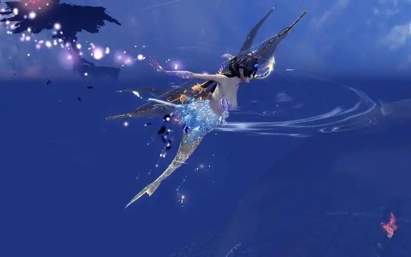 剑灵风景党--无日峰的海,道天风和他的船一直在滑来滑去