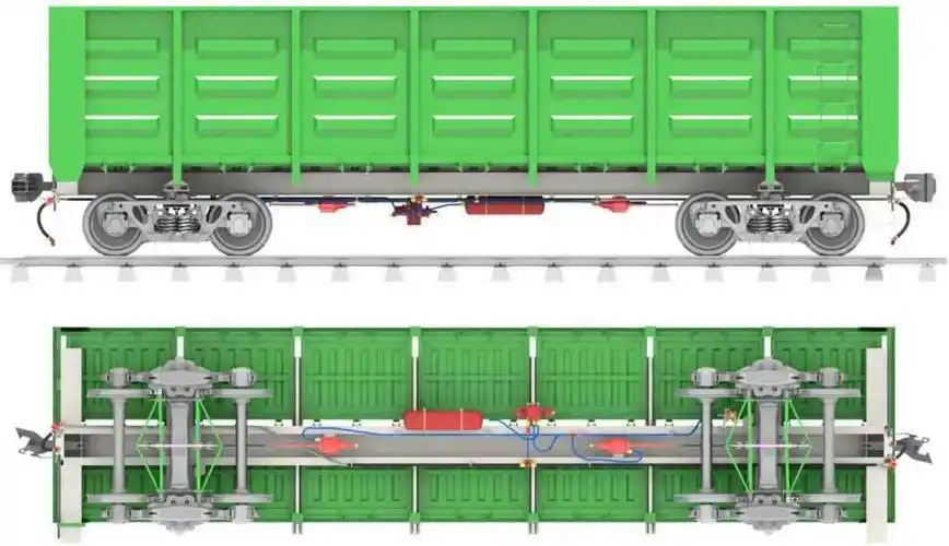 铁路货车机械模型