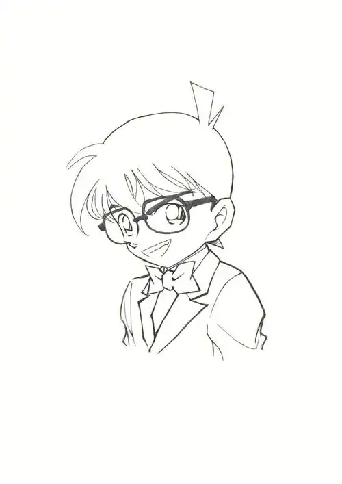 板绘名侦探柯南江户川柯南