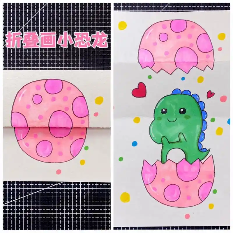 创意折叠画大合集/多款折叠简笔画大全.