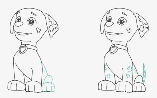 汪汪队立大功##汪汪队简笔画##毛毛