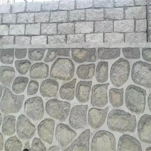 河北毛石垒墙石堤坝护坡石山体挡土墙护坡石厂家