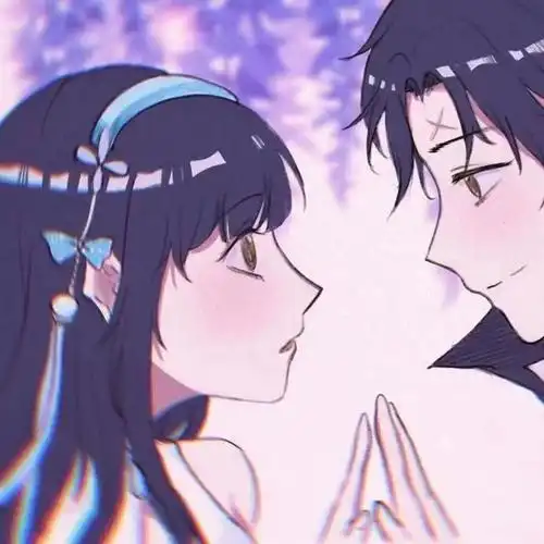 王者情侣头像一男一女情头q版,爆好看的王者荣耀男女头像,情侣头像