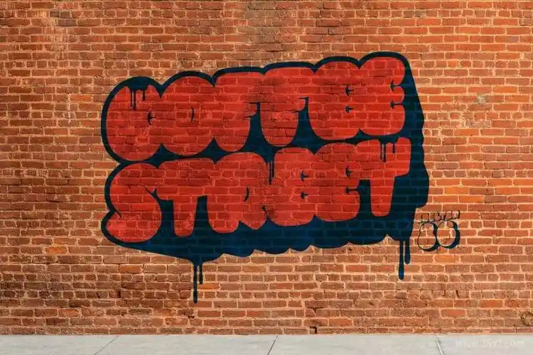 圆润的街头涂鸦风格英文无衬线字体shelter86